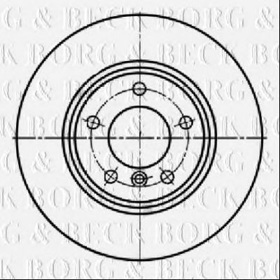 BORG & BECK bbd5336 -  Тормозной диск